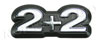 Factory Deck Lid Emblem, "2+2", 74-78 260Z-280Z