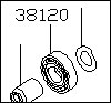 Factory Differential Pinion Bearing, Rear, 70-83 240Z-260Z-280Z-280ZX