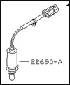 Factory Oxygen Sensor, Left, 9/93-96 300ZX N/T