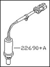 Factory Oxygen Sensor, Left, 9/93-96 300ZX Turbo