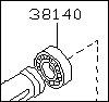 Factory Pinion Bearing, Mid, R-200, 74-89 260Z-280Z-280ZX-300ZX