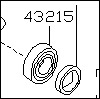 Factory Rear Wheel Bearing, Outer 87-89 300ZX