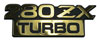 Factory Fender Emblem, "280ZX TURBO", Gold, 82-83 280ZX