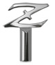 Polished Aluminum "Z" Logo Dipstick Handle, 70-96 Z/ZX