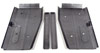 Premium Floor Pan Kit, 70-8/74 240Z-260Z Coupe