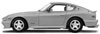 Type-2 Side Skirt Kit, 70-78 240Z-260Z-280Z Coupe