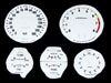 White Gauge Face Kit, 75-78 280Z