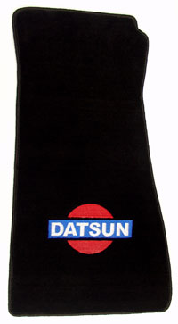 Datsun Logo Floor Mats, 70-8/74 240Z-260Z