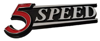 Factory Deck Lid Emblem, "5 Speed", 77 280Z