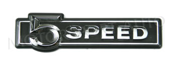 Factory Deck Lid Emblem, "5 Speed", 78 280Z