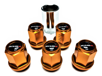 Aluminum NISMO Lug & Lock Set, Gold