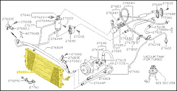 Factory A/C Evaporator, Auto Air, 79-81 280ZX