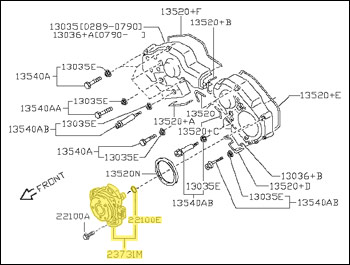 Factory Camshaft Position Sensor, 9/93-96 300ZX