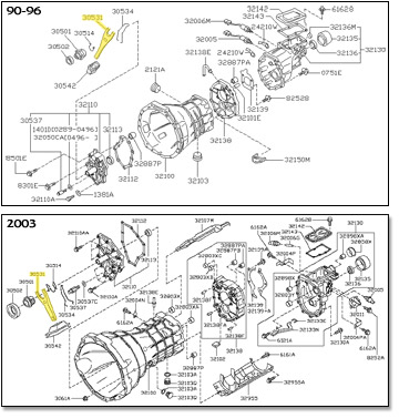 Factory Clutch Fork, 90-96 300ZX, 6/02-7/03 350Z