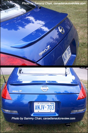 Factory Deck Lid Spoiler, 03-08 350Z Coupe