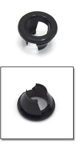 Factory Door Lock Pull Trim Ring, Black, 70-78 240Z-280Z