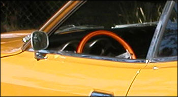 Factory Door Upper Molding With Chrome Strip, Left, 70-72 240Z