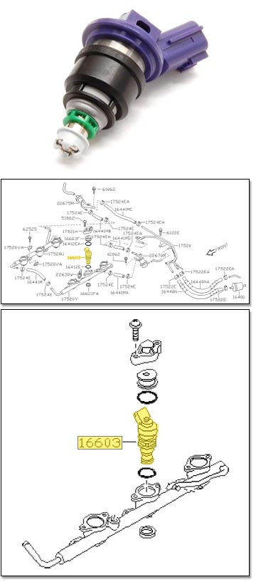 Factory Fuel Injector, 95-96 300ZX Turbo