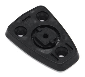 Factory Interior Mirror Base Plate, Black, 84-89 300ZX