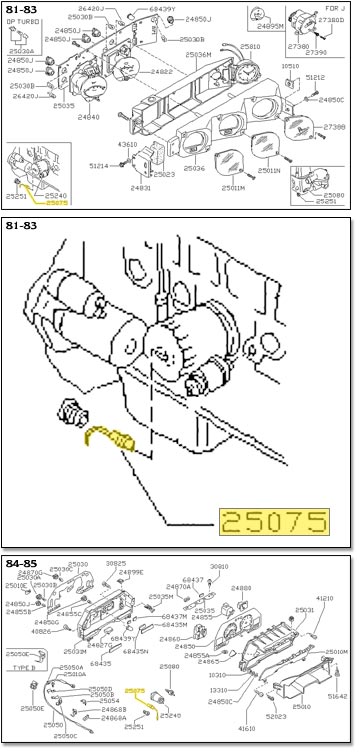 Factory Oil Temperature Sender, Turbo, 81-85 280ZX-300ZX