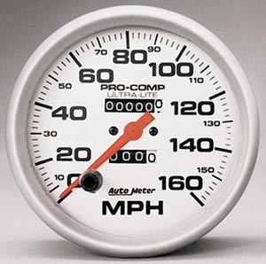 Auto Meter 160 MPH Mechanical Speedometer