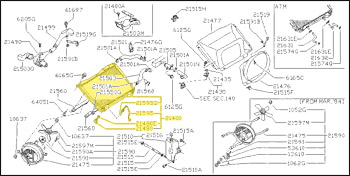 Factory Radiator, 84-89 300ZX Turbo Automatic