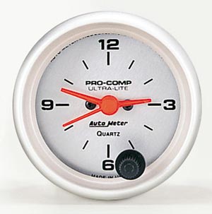 Auto Meter Ultra-Lite Clock