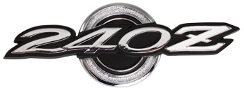 Factory Roof Emblem, 70-12/70 240Z