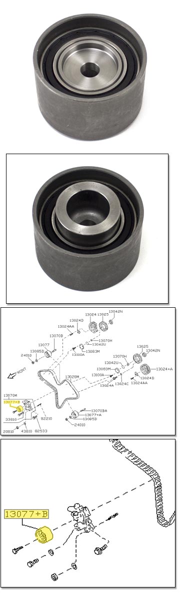 Factory Timing Belt Tensioner Pulley, 90-96 300ZX