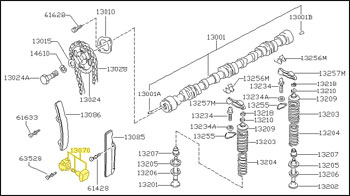 Factory Timing Chain Tensioner, 70-83 Z/ZX