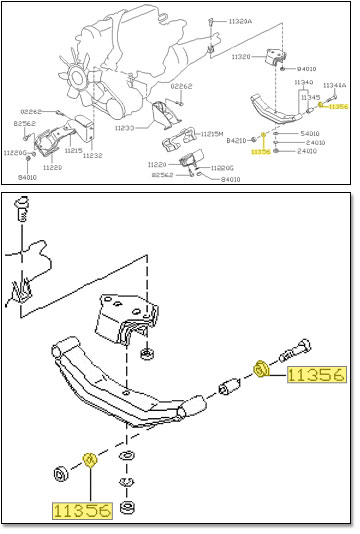 Factory Transmission Mount Bar Washer, 7/72-83 240Z, 260Z, 280Z, 280ZX