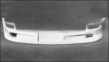 Ducted Fiberglass Air Dam, w/ License Recess, 70-8/74 240Z-260Z