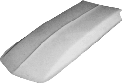 Fiberglass Hood Scoop, Cowl Induction Style, 70-78 240Z-260Z-280Z