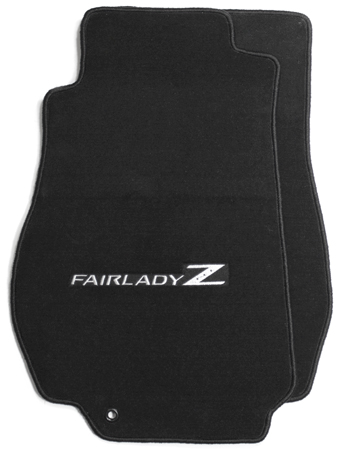 Clearance! "Fairlady Z" Logo Floor Mats, Black, 06-09 350Z