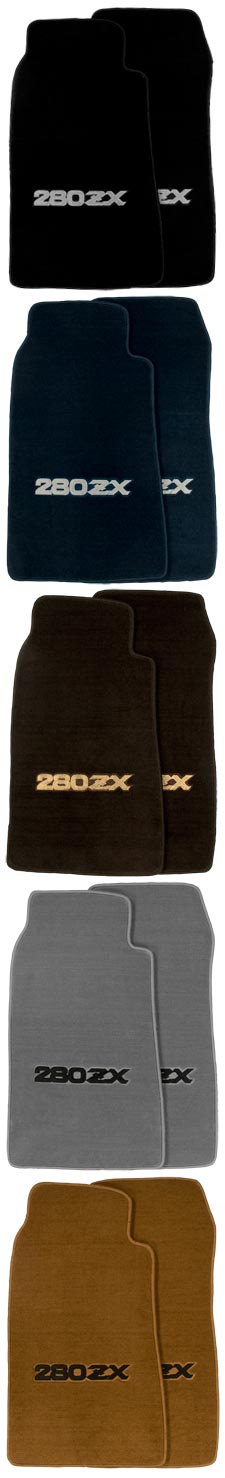 Front Logo Floor Mats, 79-83 280ZX