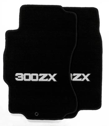 Clearance! Front Logo Floor Mats, 90-96 300ZX Coupe/2+2