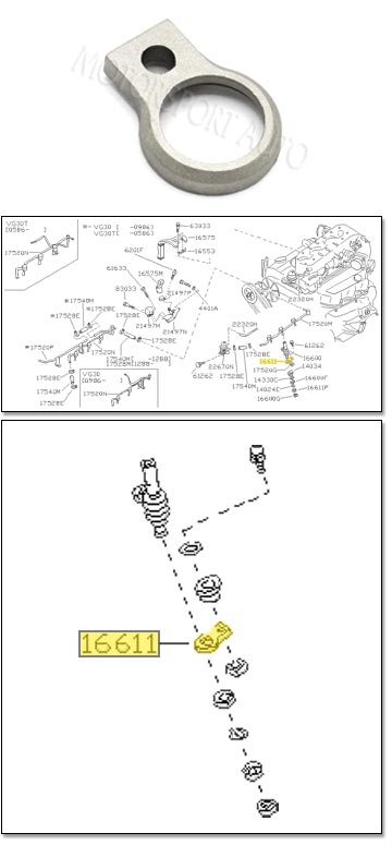 Fuel Injector Mounting Block, 84-85 300ZX All, 86 N/T