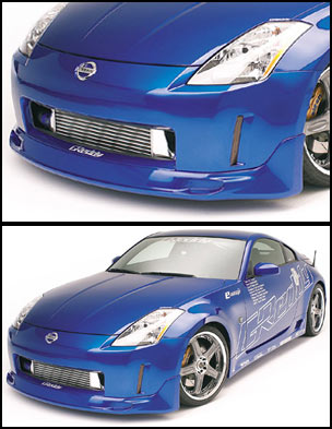 Greddy Urethane Front Lip, 03-05 350Z