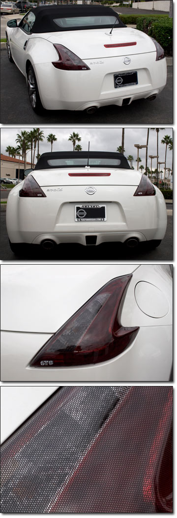 GTS Carbon Print Acrylic Tail Light Cover Show Kit, 09-19 370Z