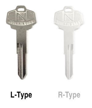 Nissan Key Blank, L-Type, 70-83 240Z-260Z-280Z-280ZX