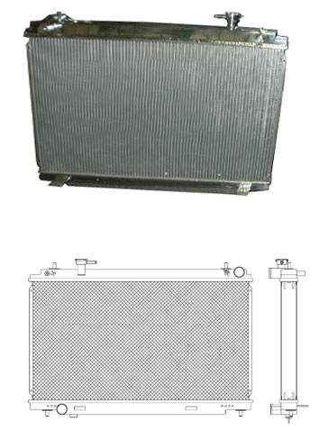 Koyo Aluminum Performance Radiator, 03-06 350Z