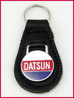 Leather Key Fob, Datsun Logo