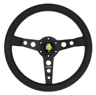 MOMO Prototipo Steering Wheel, 70-89 Z/ZX, Black on Black