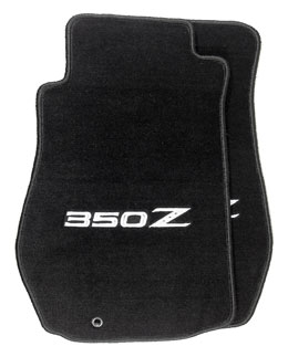 Clearance! Motorsport "350Z" Logo Floor Mats, Black*, 03-05 350Z