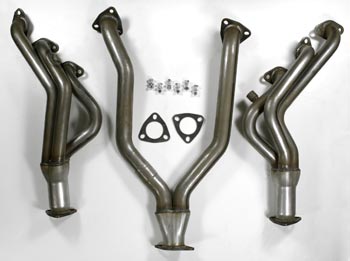 MSA 3-2 Header, With Smog Fittings, 86-89 300ZX Non-Turbo