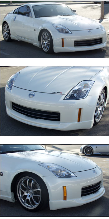 MSA Suzuka Urethane Front Lip Spoiler, 06-09 350Z