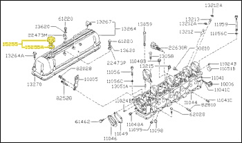 Factory Oil Cap, 70*-83 240Z-260Z-280Z-280ZX