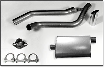 Performance Exhaust System, "Cat-Back", 84-85 300ZX Non-Turbo