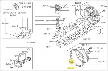 Pilot Converter Plate, 70-83 Z/ZX w/ Auto Trans.