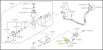 Factory Power Steering Belt, 80-81 280ZX Federal